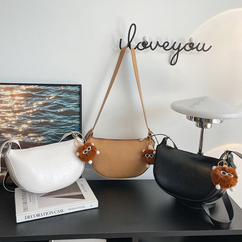 DIY Handmade PU Leather Shoulder Bag Kit – Beginner-Friendly Craft Set with Pre-Cut Materials & Step-by-Step Video Tutorial | Crossbody Adjustable Strap Bag