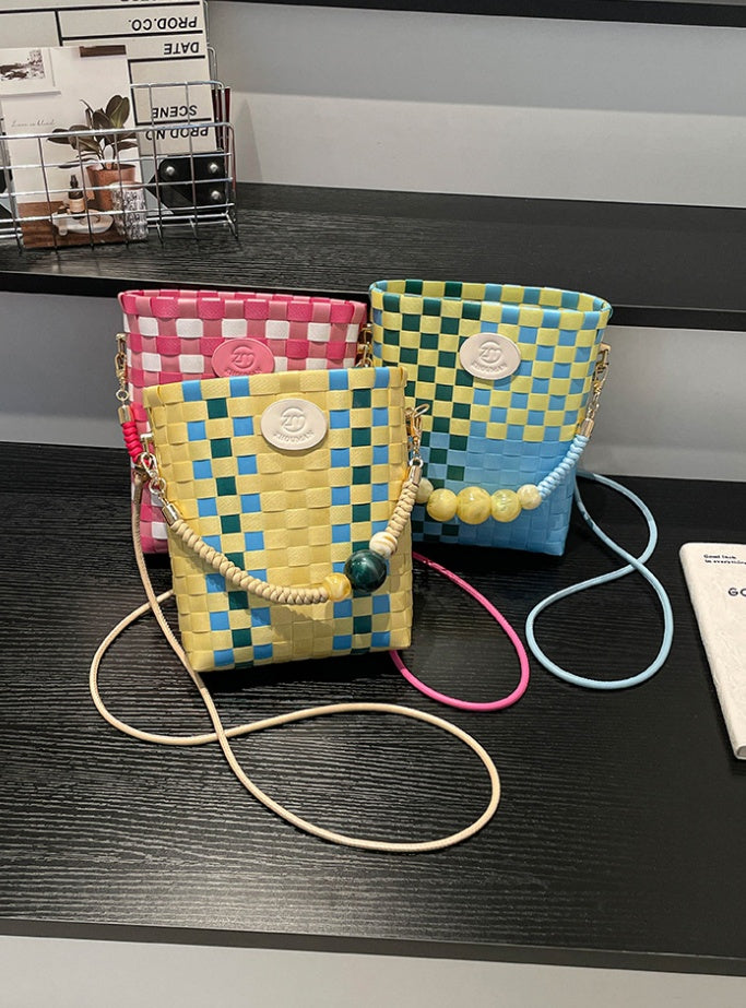 DIY Woven Handbag Kit | Beginner-Friendly PP Shoulder Bag Craft Set with Video Tutorial