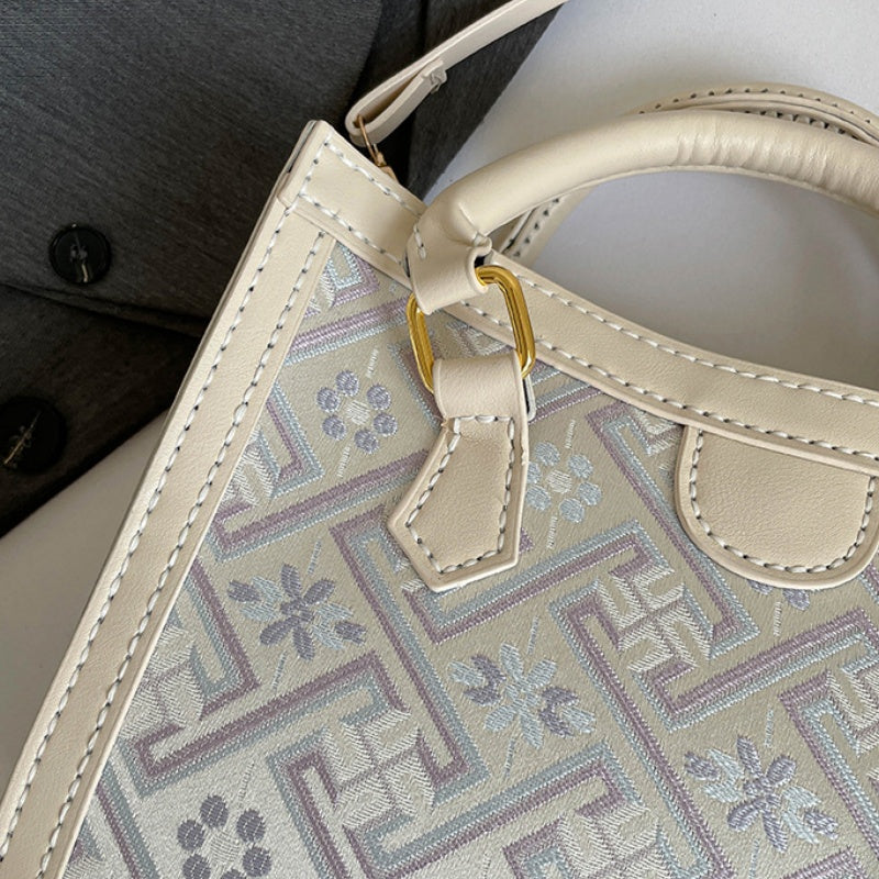 DIY PU Leather Handbag Kit – Beginner-Friendly Handmade Tote Bag Craft Set with Video Tutorial (Shoulder / Crossbody / Hand Carry)