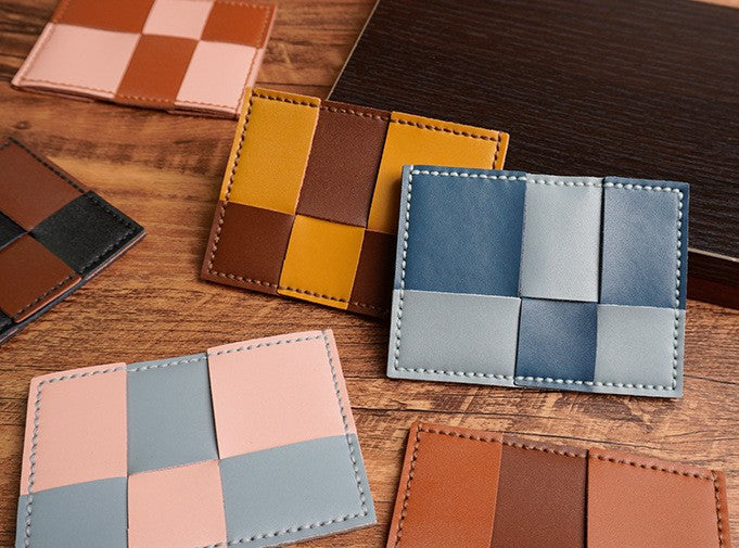 DIY Leather Card Holder Kit for Beginners | Handmade Cowhide Wallet Sewing Kit with Video Tutorial | DIY Gift Craft Set