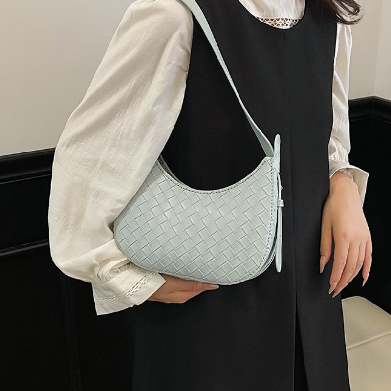 DIY PU Leather Handbag Kit for Beginners – Pre-Cut & Pre-Punched Handbag Sewing Kit with Video Tutorial, Elegant Crossbody Shoulder Bag Craft Set