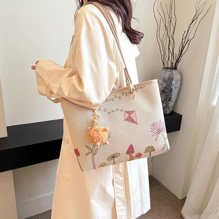 DIY Canvas Tote Bag Kit for Beginners | Handmade Shoulder Handbag Sewing Kit with Video Tutorial