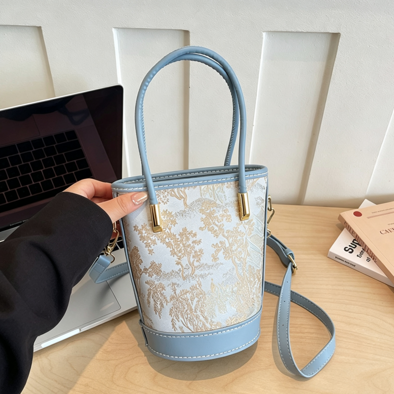 DIY PU Leather Bucket Bag Kit | Handmade Crossbody Shoulder Bag Craft Set for Beginners with Video Tutorial