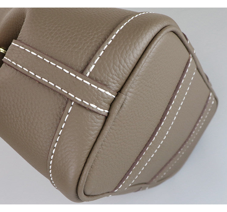 DIY Leather Handbag Kit – Beginner Top-Grain Cowhide Tote & Crossbody Bag