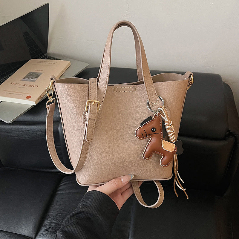 DIY Horse Handbag Kit for Beginners | PU Leather Tote Bag Sewing Craft Kit with Video Tutorial | Handmade Crossbody & Shoulder Bag DIY Set