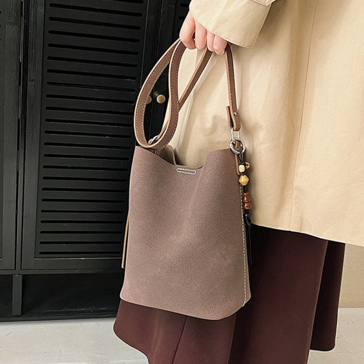 DIY Suede Tote Bag Kit for Beginners | Handmade Crossbody Shoulder Handbag Sewing Kit with Video Tutorial