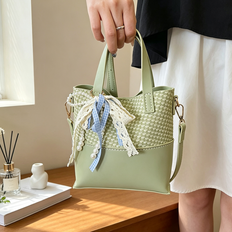 DIY PU Bucket Bag Kit for Beginners – Vintage Crossbody Shoulder Bag Making Kit