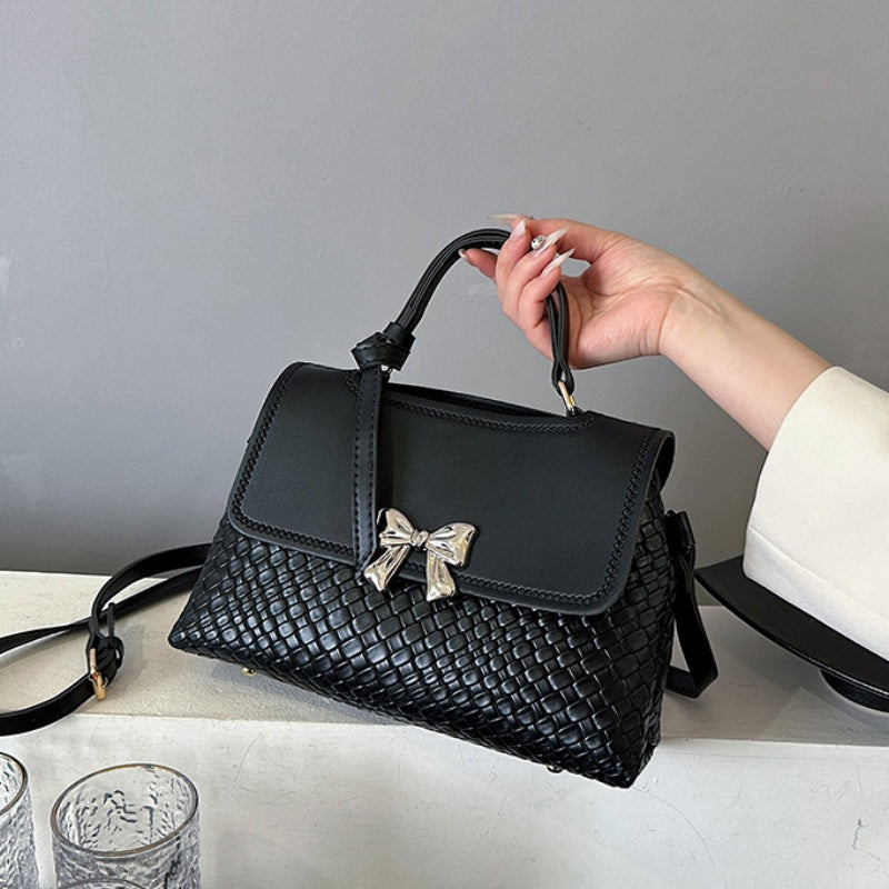 DIY PU Leather Handbag Kit for Beginners – Handmade Shoulder Bag Sewing Set with Video Tutorial, Crossbody Tote Craft Gift