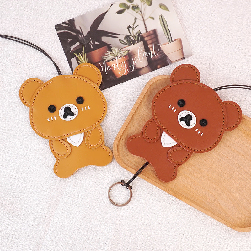 DIY Leather Key Holder Kit for Beginners – Handmade Cowhide Key Case with Video Tutorial & Complete Sewing Set