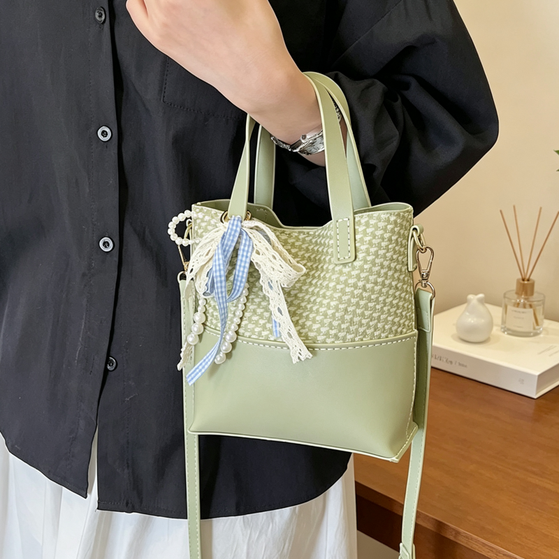 DIY PU Bucket Bag Kit for Beginners – Vintage Crossbody Shoulder Bag Making Kit