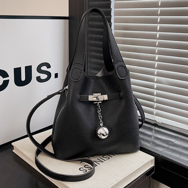 DIY PU Leather Tote Bag Kit for Beginners – Handmade Crossbody Handbag Sewing Kit with Pre-Cut Materials & Video Tutorial