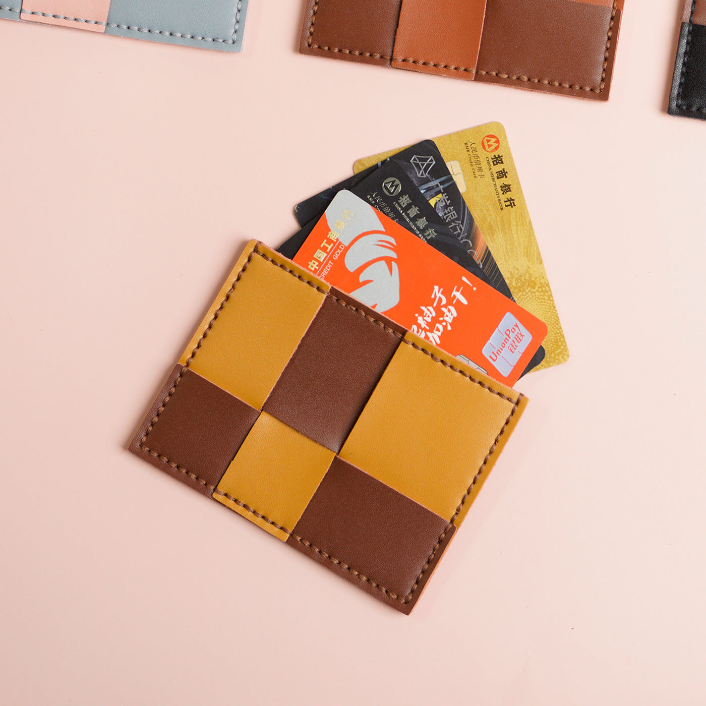 DIY Leather Card Holder Kit for Beginners | Handmade Cowhide Wallet Sewing Kit with Video Tutorial | DIY Gift Craft Set