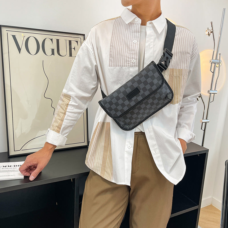 DIY PU Leather Crossbody Bag Kit – Handmade Shoulder Bag Craft Kit for Beginners with Video Tutorial (Letter Design Vintage Style)
