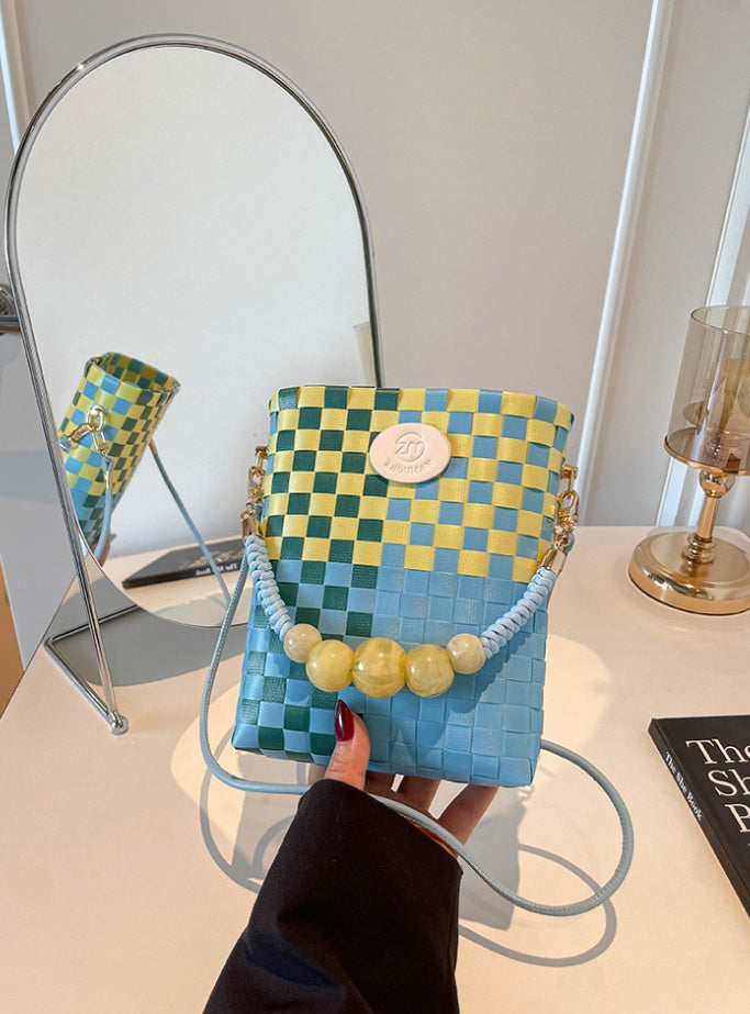 DIY Woven Handbag Kit | Beginner-Friendly PP Shoulder Bag Craft Set with Video Tutorial