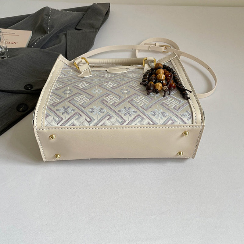 DIY PU Leather Handbag Kit – Beginner-Friendly Handmade Tote Bag Craft Set with Video Tutorial (Shoulder / Crossbody / Hand Carry)