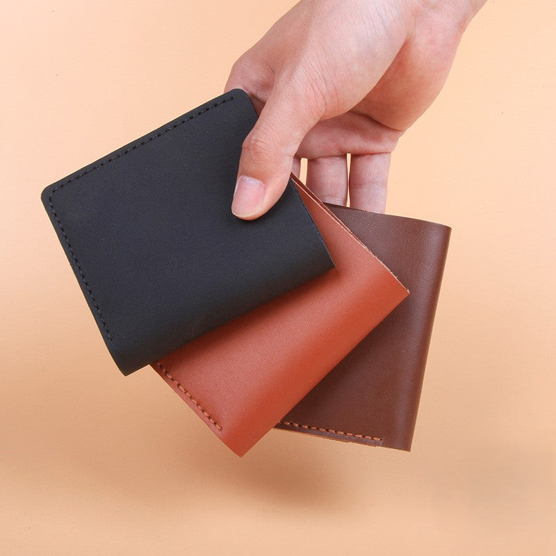 DIY Leather Wallet Kit for Beginners | Handmade Vertical Bi-Fold Cowhide Wallet Craft Set with Video Tutorial