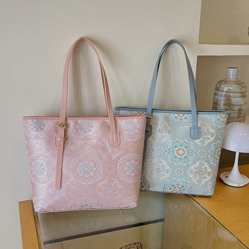 DIY PU Tote Bag Kit – Handmade Large Shoulder Handbag Craft Set for Beginners with Video Tutorial