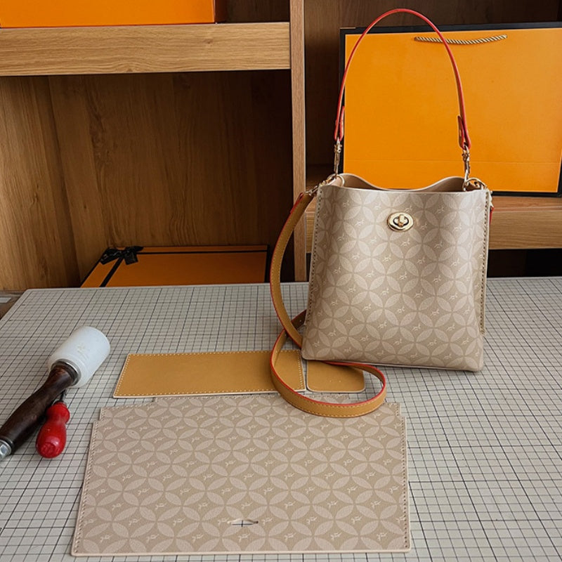 DIY PU Leather Handbag Kit | Beginner-Friendly Tote & Crossbody Purse Craft Set with Video Tutorial