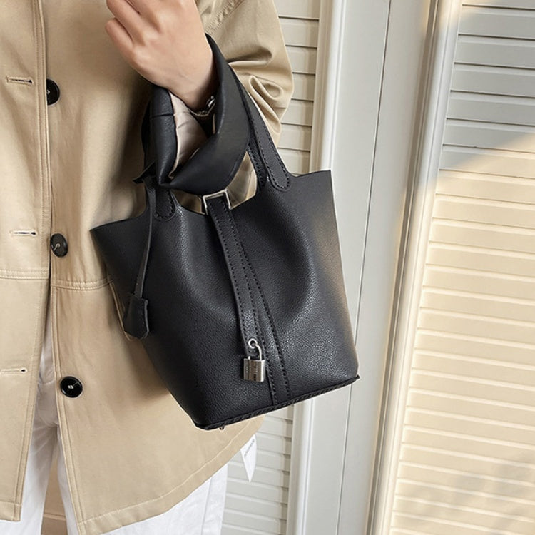 DIY Super Fiber Leather Handbag Kit for Beginners – Pre-Cut Sewing Craft Set with Video Tutorial, Elegant Structured Tote Bag Handmade Kit
