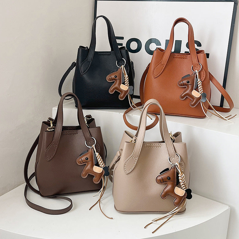 DIY Horse Handbag Kit for Beginners | PU Leather Tote Bag Sewing Craft Kit with Video Tutorial | Handmade Crossbody & Shoulder Bag DIY Set