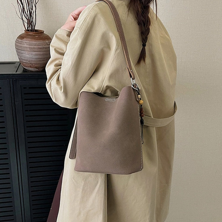 DIY Suede Tote Bag Kit for Beginners | Handmade Crossbody Shoulder Handbag Sewing Kit with Video Tutorial