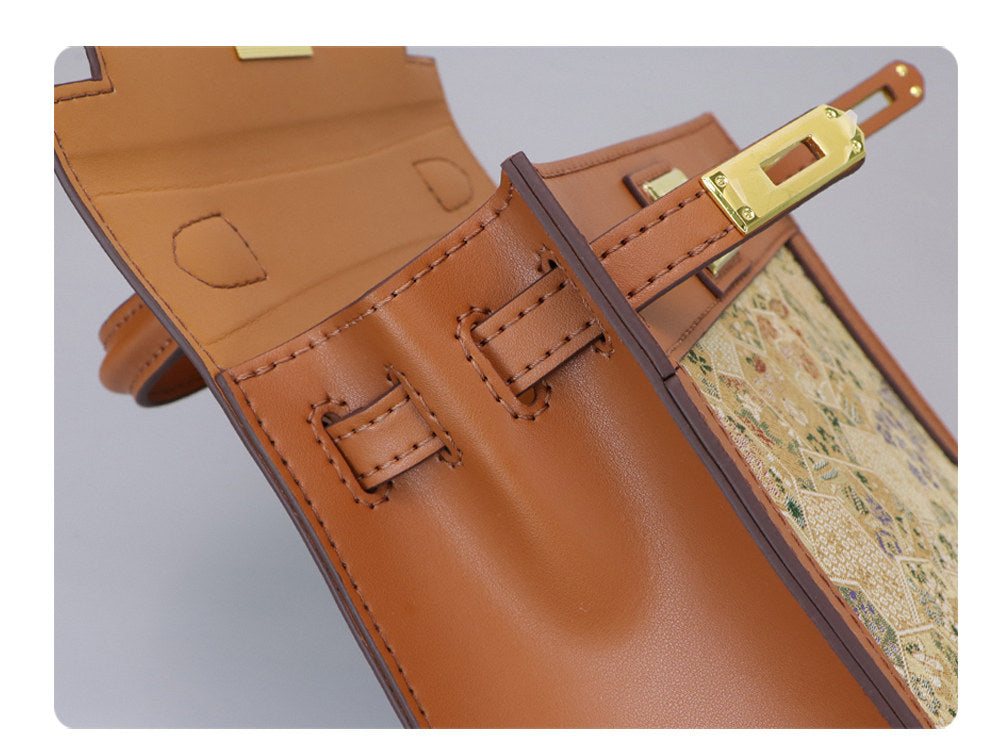 DIY Leather & Fabric Bag Kit – Beginner Crossbody, Shoulder & Handbag Making Kit