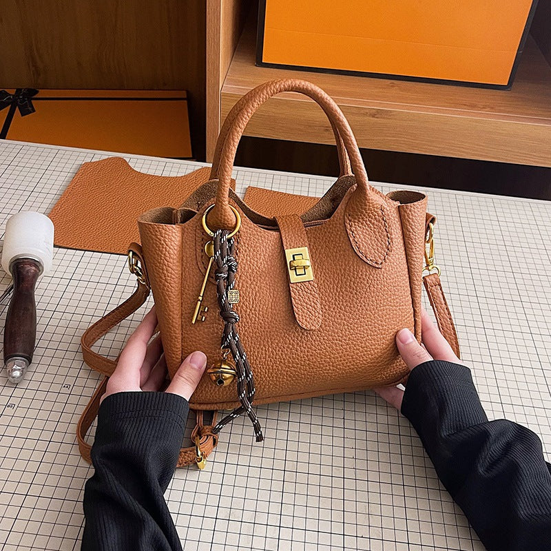 DIY Handmade PU Tote Bag Kit – Beginner Friendly Leather Craft Set with Video Tutorial