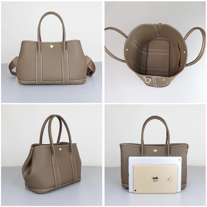 DIY Leather Handbag Kit – Beginner Top-Grain Cowhide Tote & Crossbody Bag
