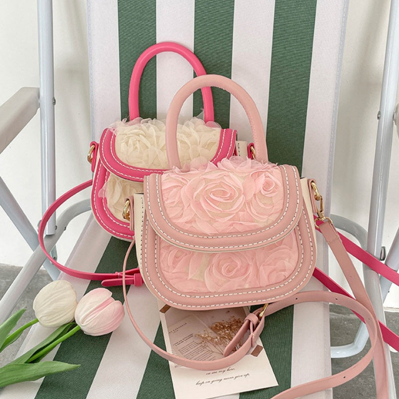 DIY PU Leather Handbag Kit for Beginners – Handmade Crossbody Shoulder Bag Sewing Kit with Pre-Cut Materials & Video Tutorial