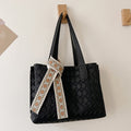 DIY PU Leather Tote Bag Kit for Beginners – Handmade Shoulder Handbag Sewing Kit with Pre-Cut Materials & Video Tutorial