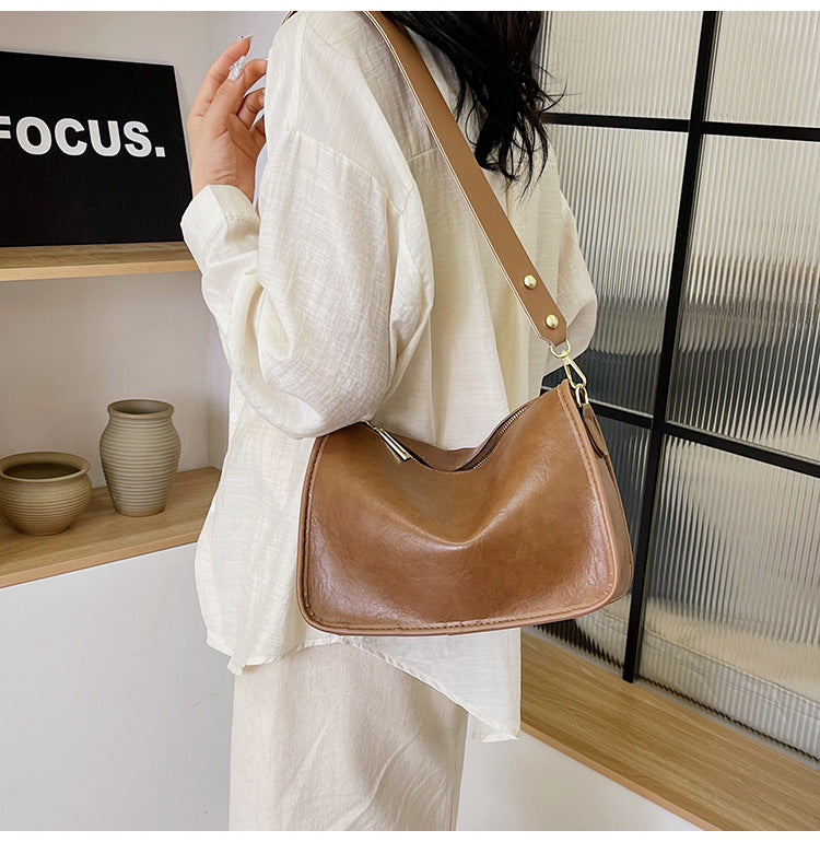 DIY PU Shoulder Bag Kit – Beginner-Friendly 8-Minute Handmade Craft Set | Pre-Cut Materials | Crossbody / Handbag / Tote Gift for Women