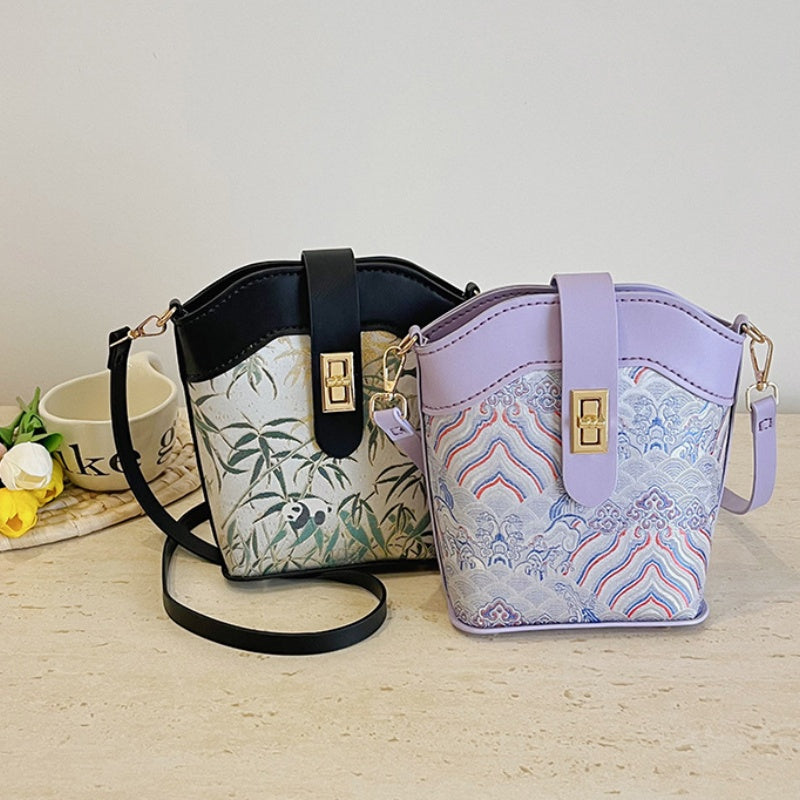 DIY PU Handbag Kit – Handmade Mini Tote Shoulder Bag Craft Set for Beginners with Video Tutorial