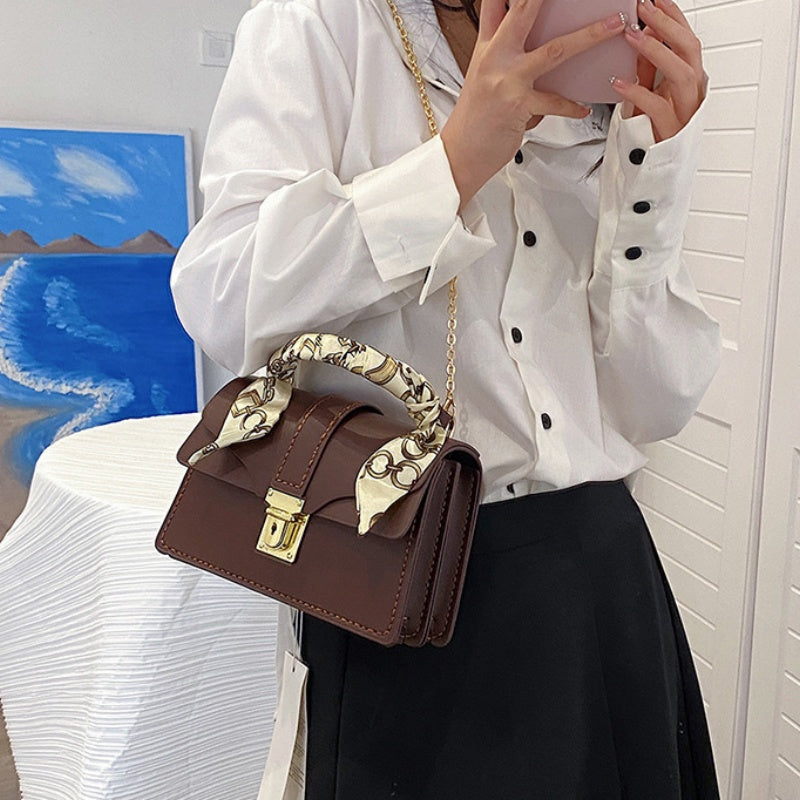 DIY PU Leather Handbag Kit – Handmade Crossbody & Shoulder Bag Craft Kit for Beginners with Video Tutorial