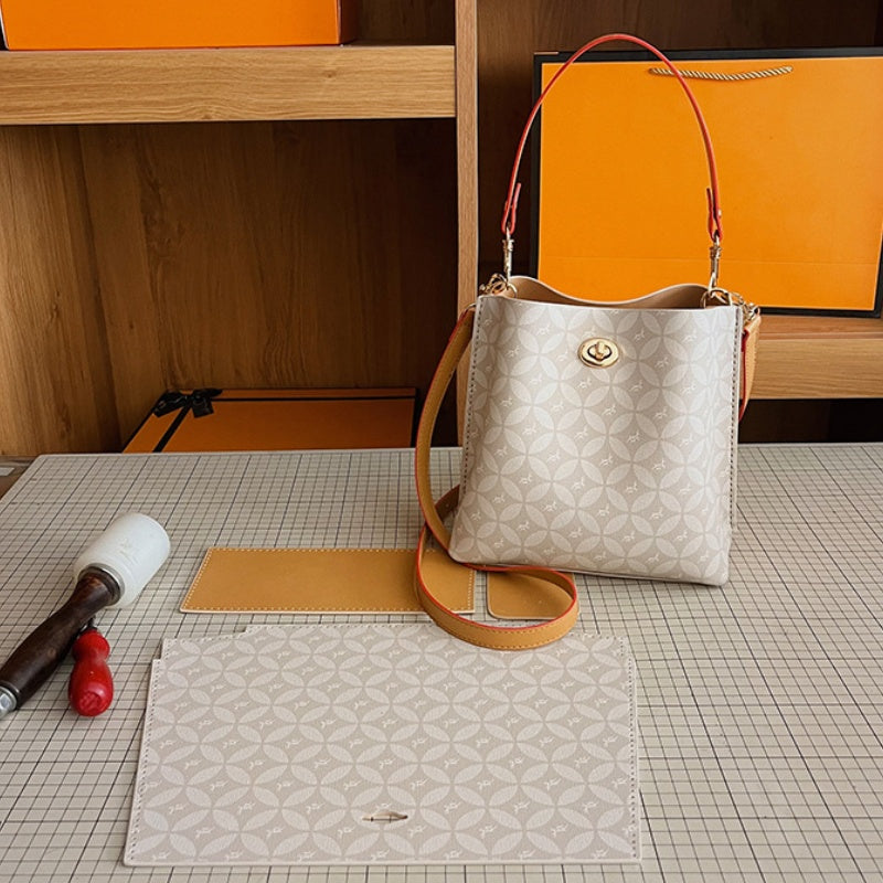 DIY PU Leather Handbag Kit | Beginner-Friendly Tote & Crossbody Purse Craft Set with Video Tutorial