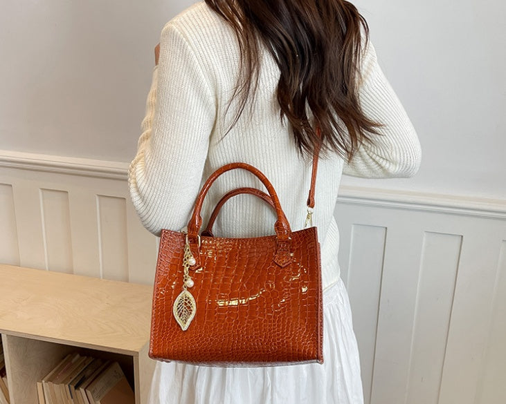 DIY PU Leather Handbag Kit | Handmade Crossbody Shoulder Tote Bag Craft Set for Beginners