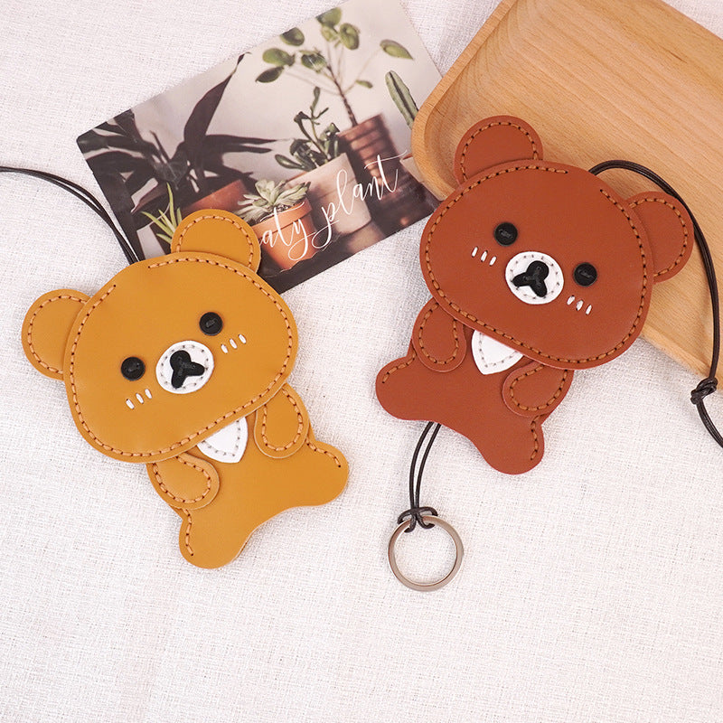 DIY Leather Key Holder Kit for Beginners – Handmade Cowhide Key Case with Video Tutorial & Complete Sewing Set