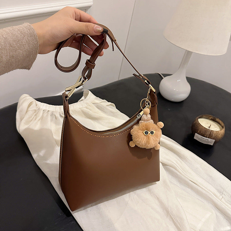 DIY PU Leather Tote Bag Kit for Beginners – Handmade Shoulder & Crossbody Bag Craft Set with Video Tutorial