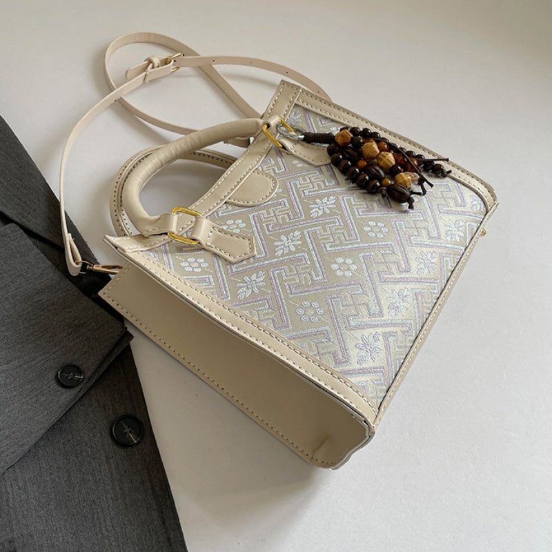 DIY PU Leather Handbag Kit – Beginner-Friendly Handmade Tote Bag Craft Set with Video Tutorial (Shoulder / Crossbody / Hand Carry)