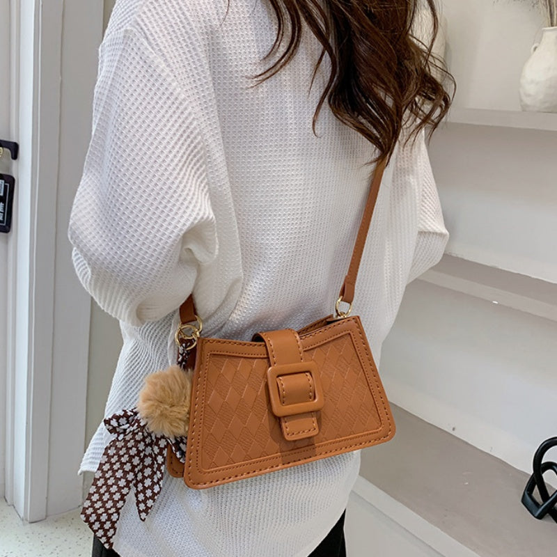 DIY Handmade PU Leather Handbag Kit – Beginner-Friendly Craft Set with Pre-Cut Materials &amp; Video Tutorial | Compact Crossbody &amp; Top Handle Bag