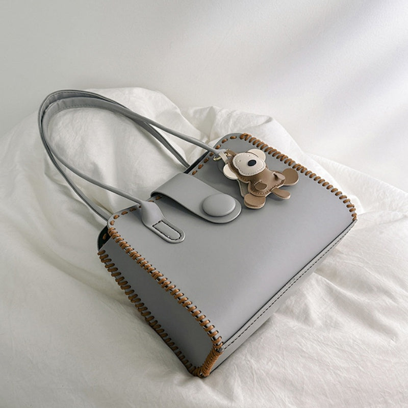 DIY Handcrafted PU Leather Handbag Kit – Beginner Sewing Set with Pre-Cut Materials & Video Tutorial | Crossbody / Shoulder / Top Handle Bag