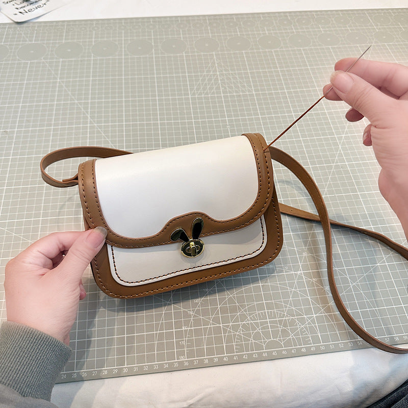 DIY PU Leather Handbag Kit – Beginner-Friendly Lightweight Handmade Tote Bag Craft Set with Video Tutorial (Crossbody / Shoulder / Hand Carry)