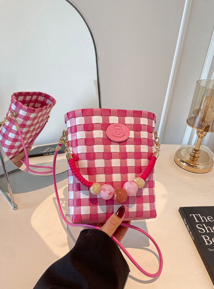DIY Woven Handbag Kit | Beginner-Friendly PP Shoulder Bag Craft Set with Video Tutorial