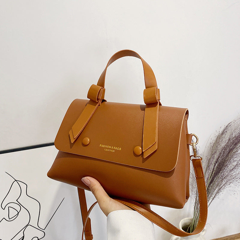 DIY Handmade PU Leather Handbag Kit – Beginner-Friendly Sewing Set with Pre-Cut Materials & Video Tutorial | Adjustable Shoulder & Crossbody Bag