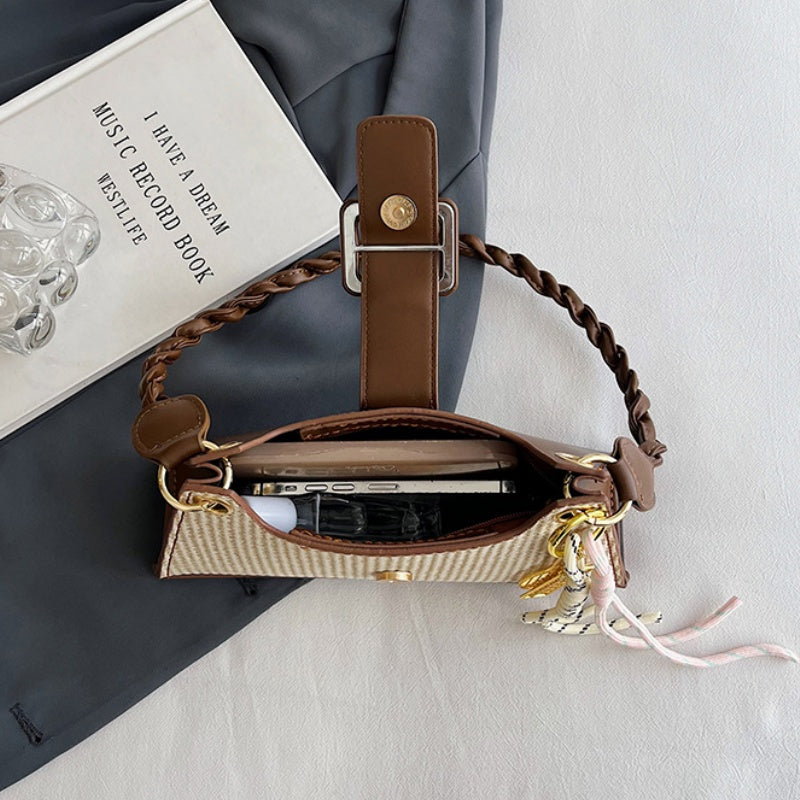 DIY Handmade PU Leather Shoulder Bag Kit – Beginner-Friendly Craft Set with Pre-Cut Materials & Step-by-Step Video Tutorial | Crossbody & Hand Carry Bag