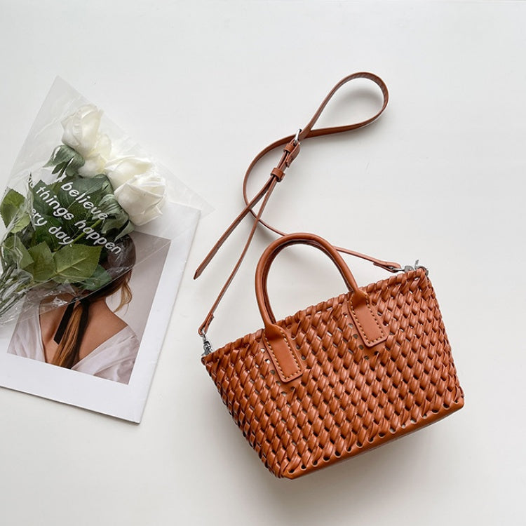 DIY Handmade PU Leather Tote Bag Kit for Beginners | Easy Sewing Crossbody Shoulder Handbag with Video Tutorial Gift Set