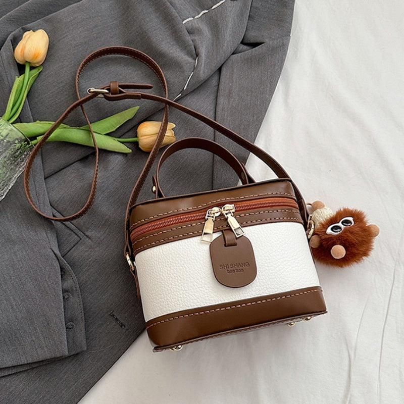 DIY PU Leather Mini Tote Bag Kit – Handmade Crossbody & Shoulder Handbag Craft Kit for Beginners with Video Tutorial