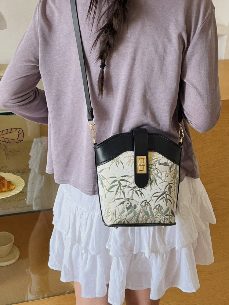 DIY PU Handbag Kit – Handmade Mini Tote Shoulder Bag Craft Set for Beginners with Video Tutorial
