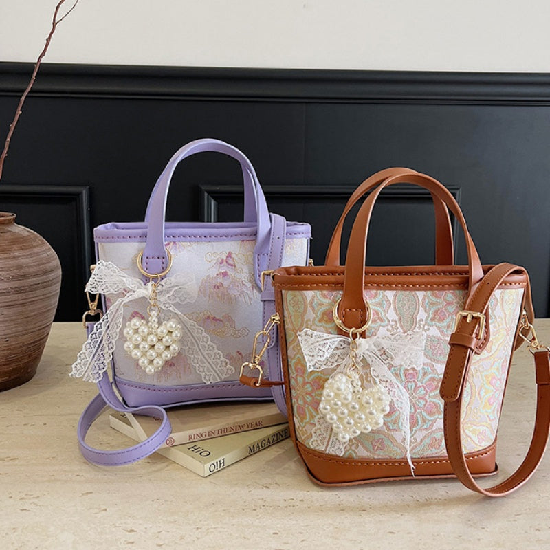 DIY PU Leather Tote Bag Kit | Beginner-Friendly Commuter Shoulder Handbag Craft Set with Video Tutorial