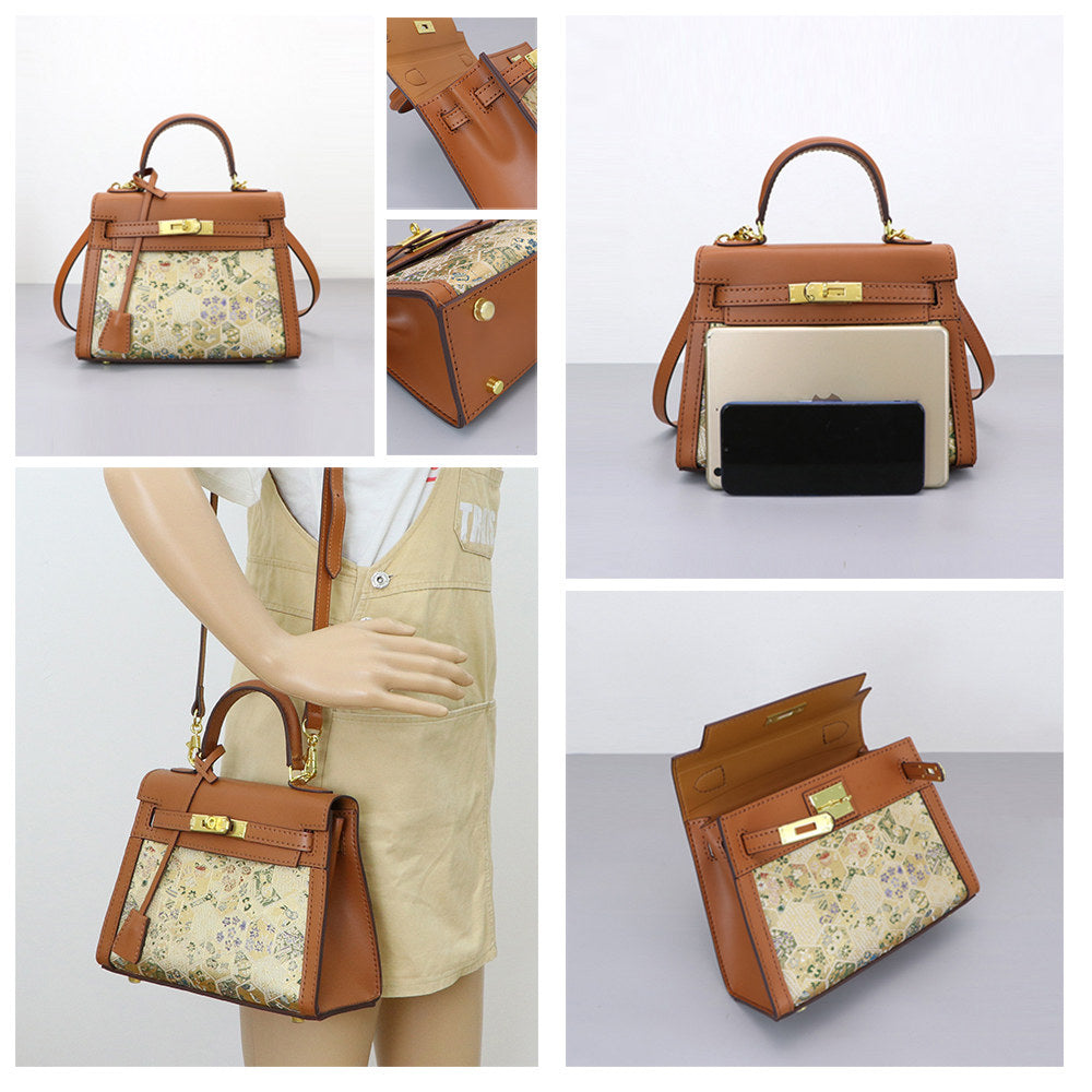 DIY Leather & Fabric Bag Kit – Beginner Crossbody, Shoulder & Handbag Making Kit