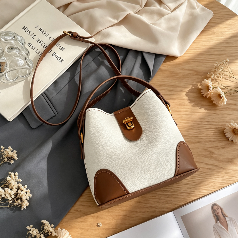 DIY PU Leather Bucket Bag Kit | Beginner-Friendly Handmade Crossbody Tote Bag Craft Set with Video Tutorial